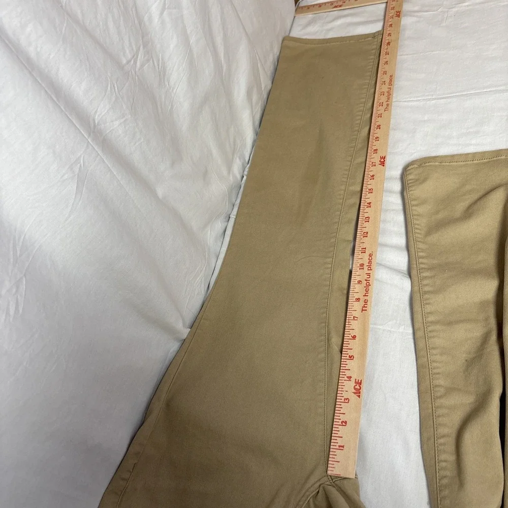No Boundaries Jeans Women/Junior Size 7 Tan Mid-Rise Bootcut 5 Pocket 28x30